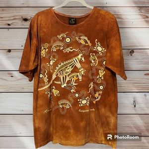 Churinga Kangaroo Tracks Shirt